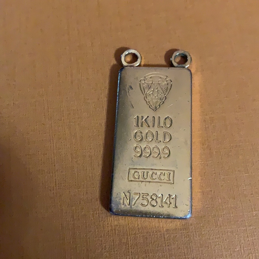 Gucci keychain ingot